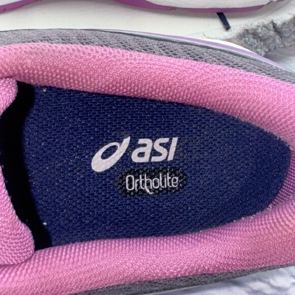 Asics Gel Contend 4 Running Shoes Womens 11D T765N Gray Purple Casual Athletic - Picture 10 of 11